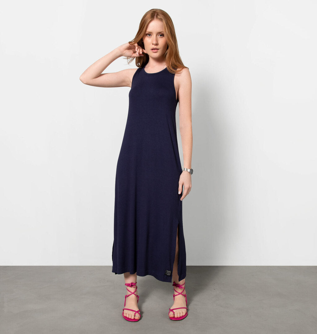 Vestido Midi Cavado