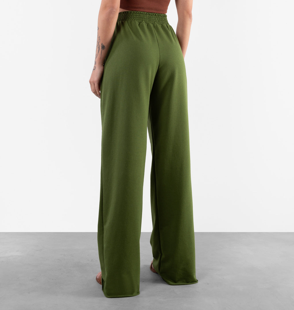 Calça Pantalona Barra A Fio
