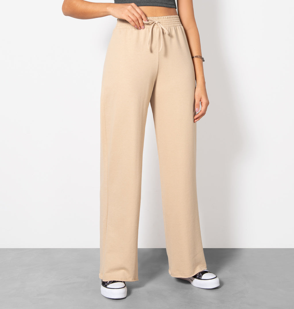Calça Pantalona Barra A Fio