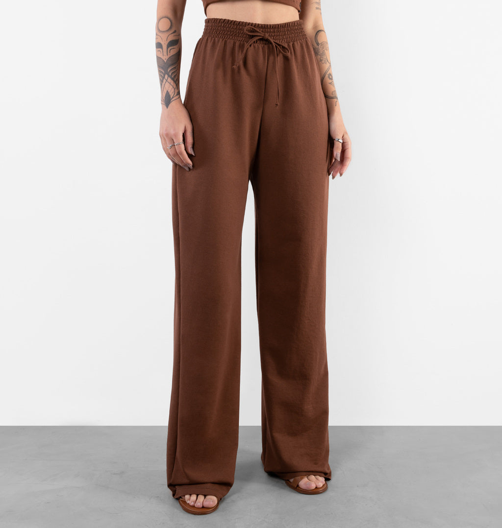 Calça Pantalona Barra A Fio