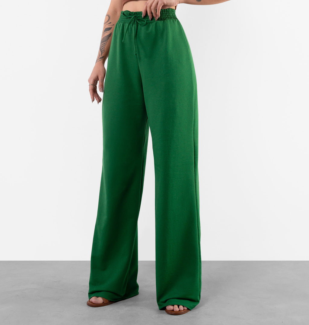 Calça Pantalona Barra A Fio