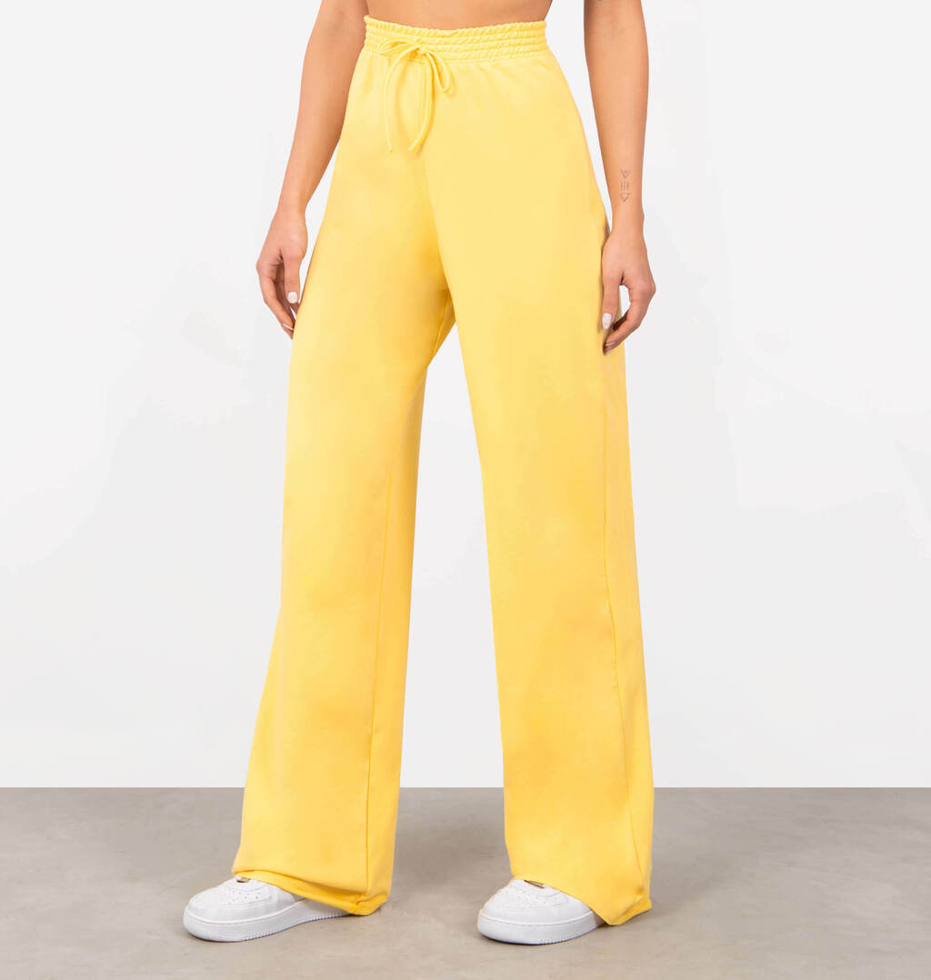Calça Pantalona Barra A Fio