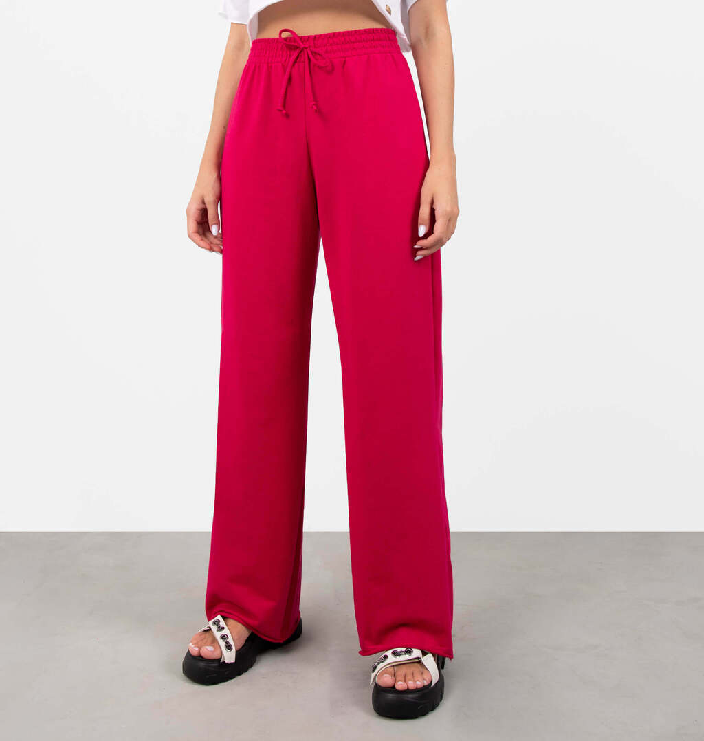 Calça Pantalona Barra A Fio