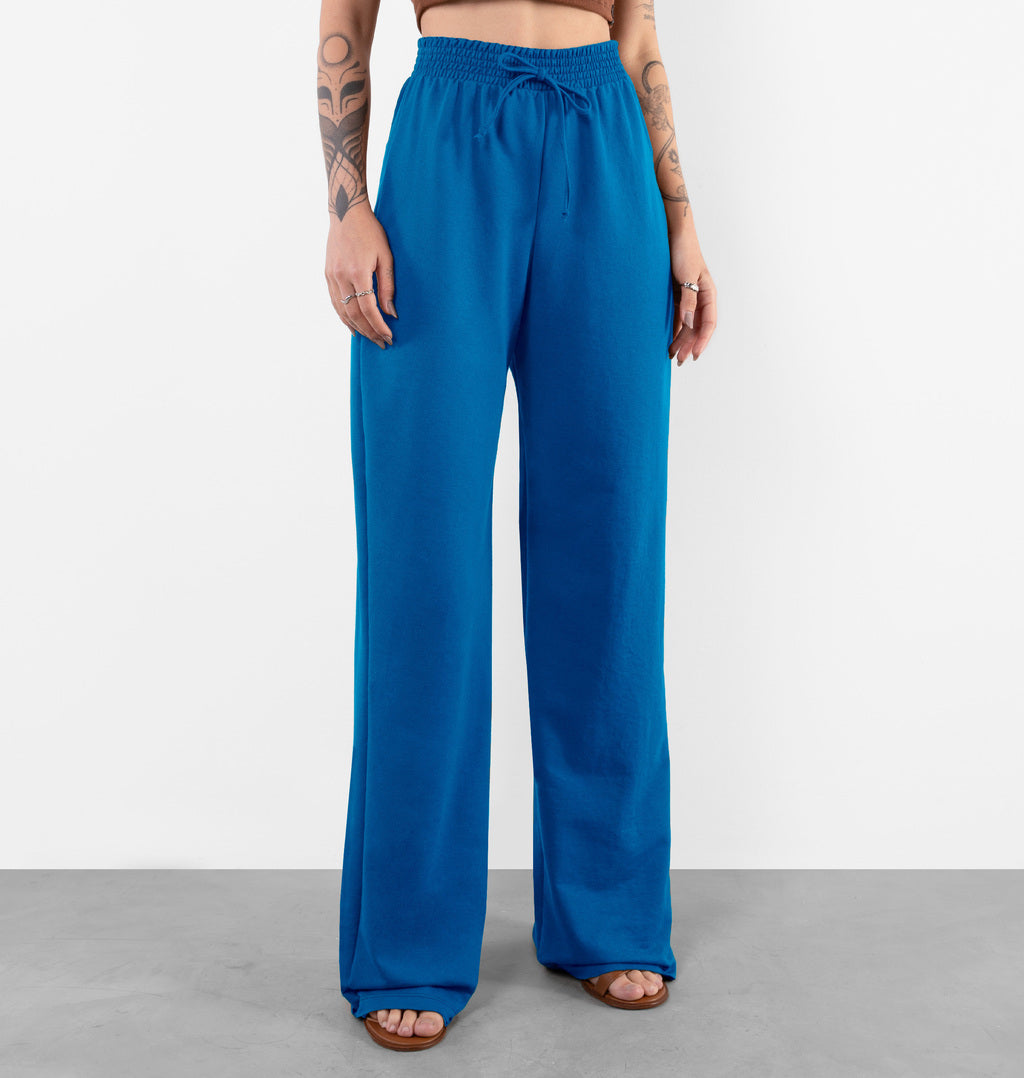 Calça Pantalona Barra A Fio