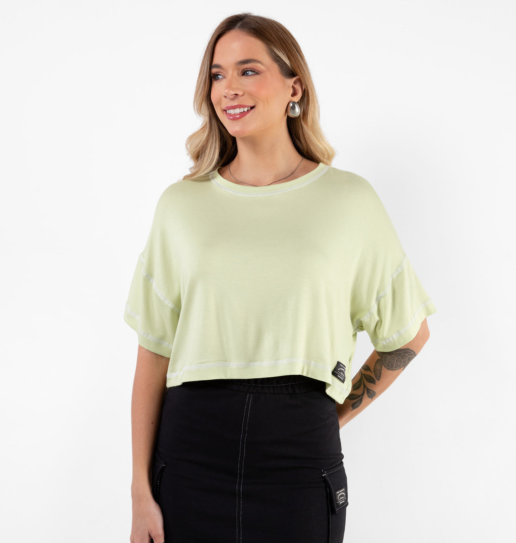 Blusa Cropped Trançador