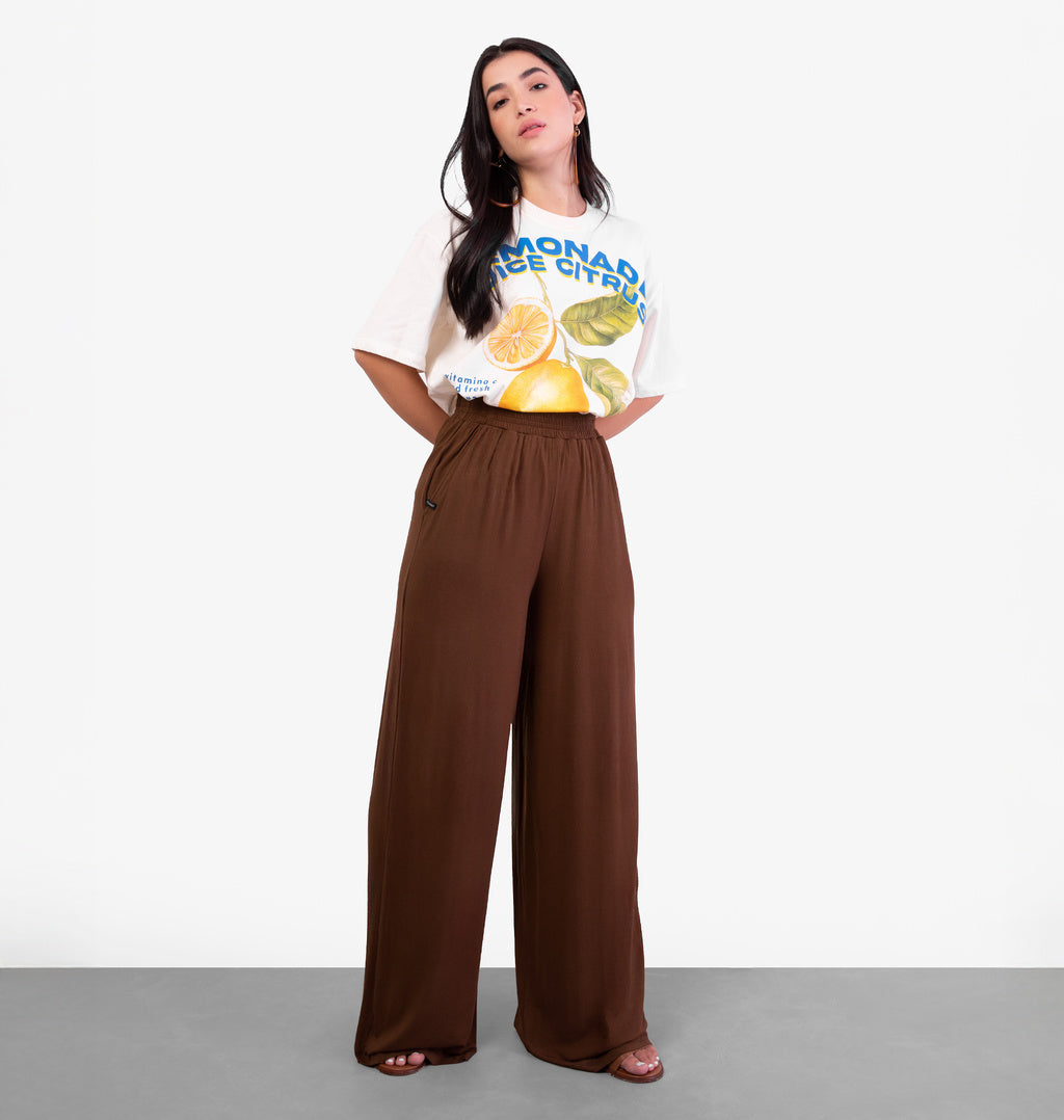 Calça Pantalona Fluida