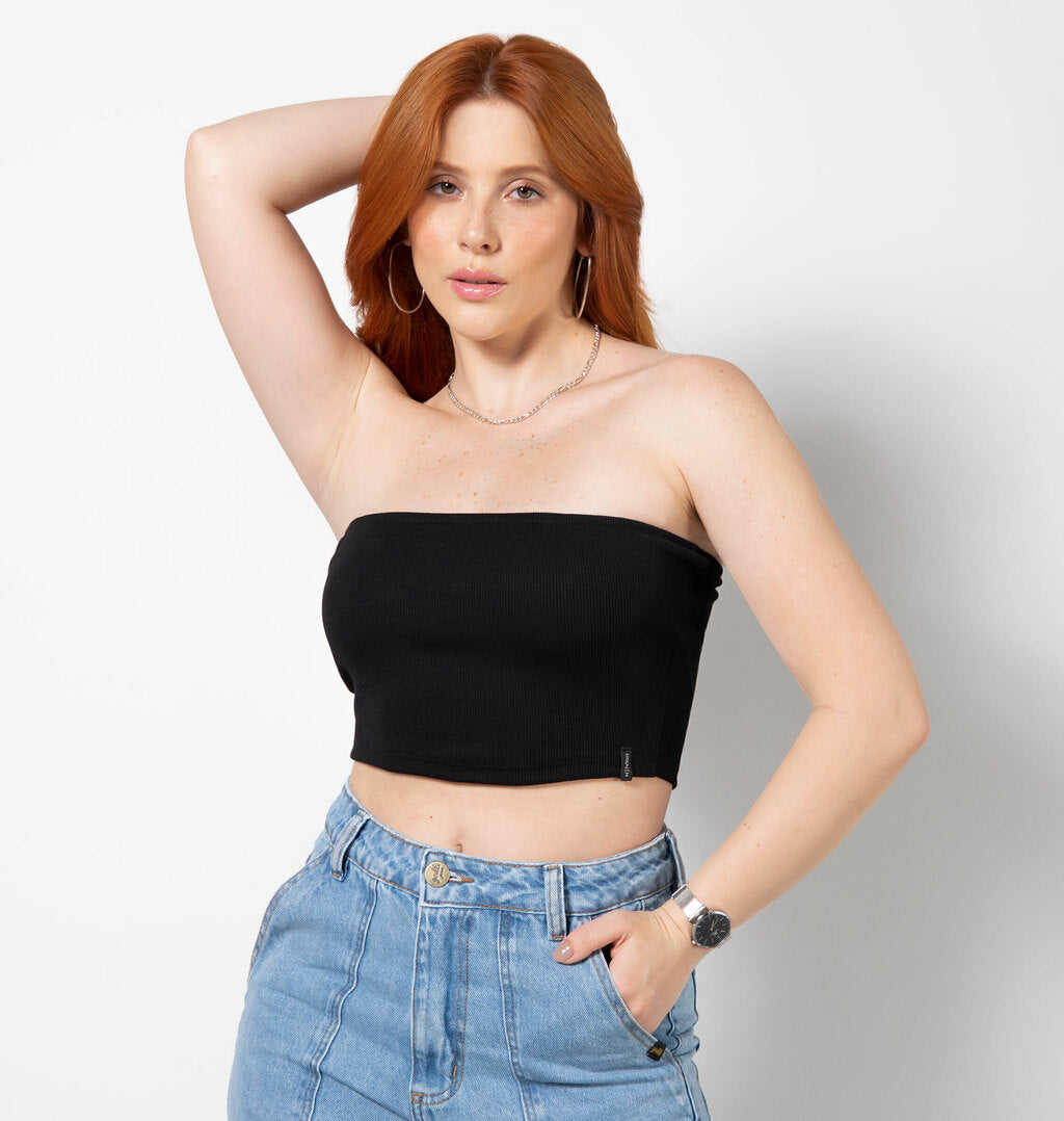 Cropped Tomara Que Caia Canelado