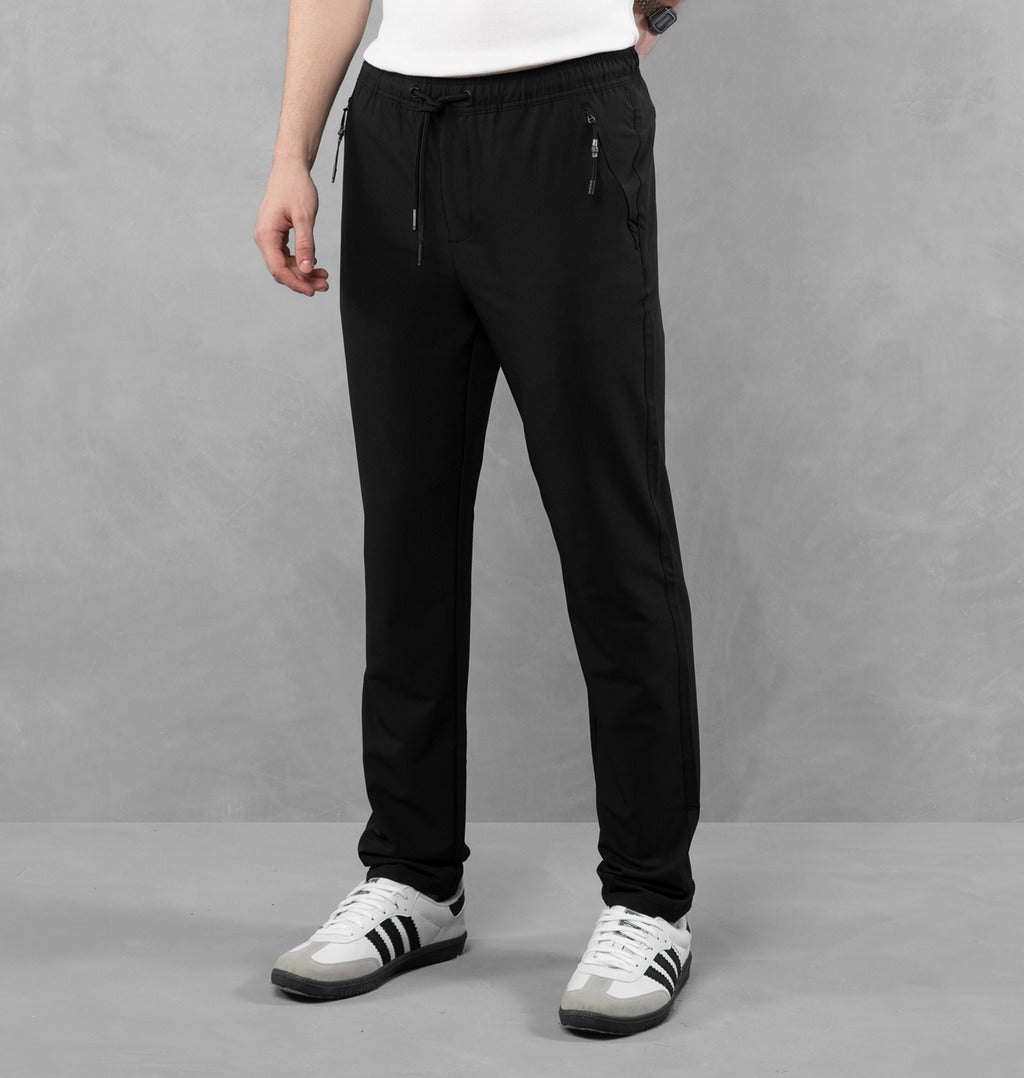 Calça Slim Com Cordão Ajustável