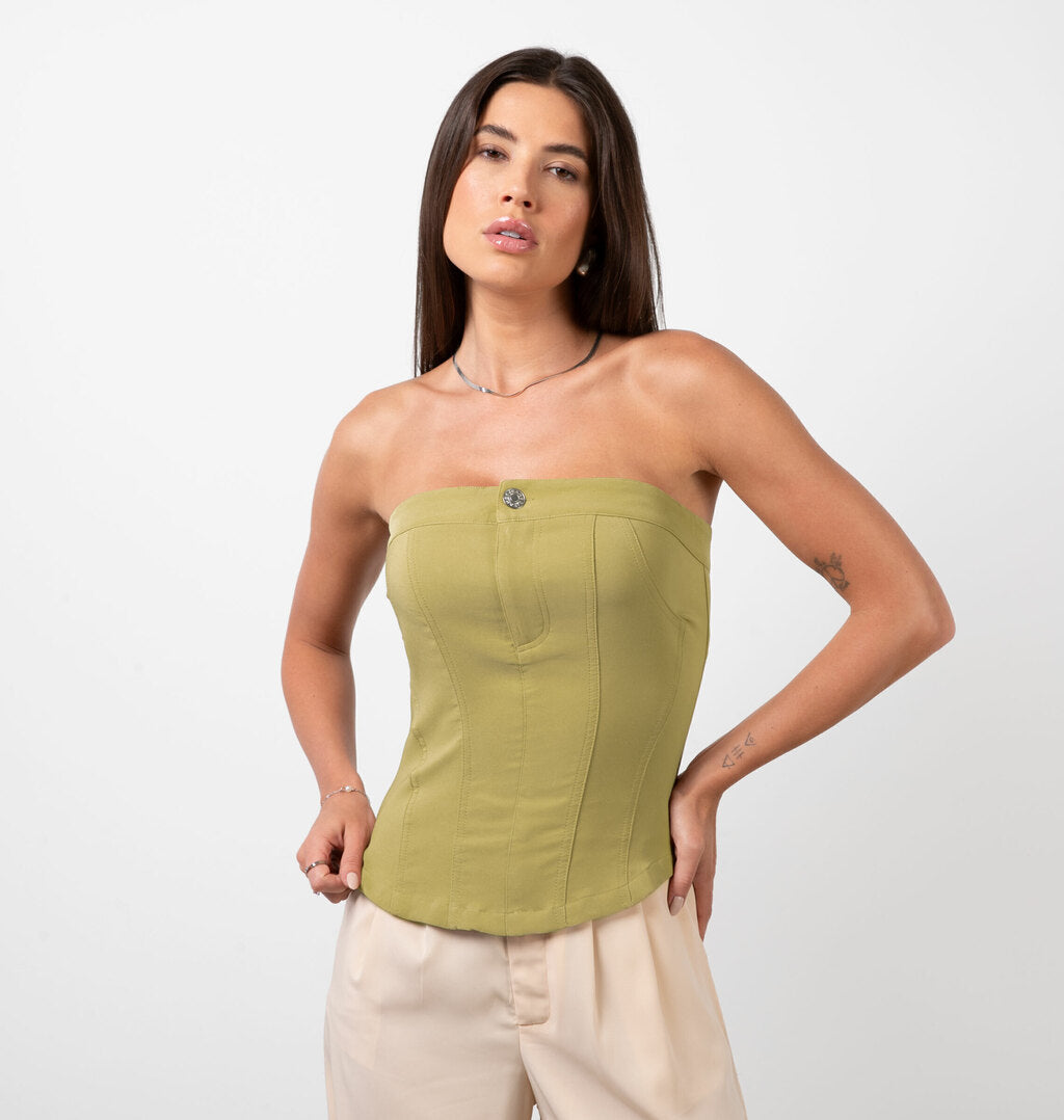 Blusa Tomara Que Caia Com Botão