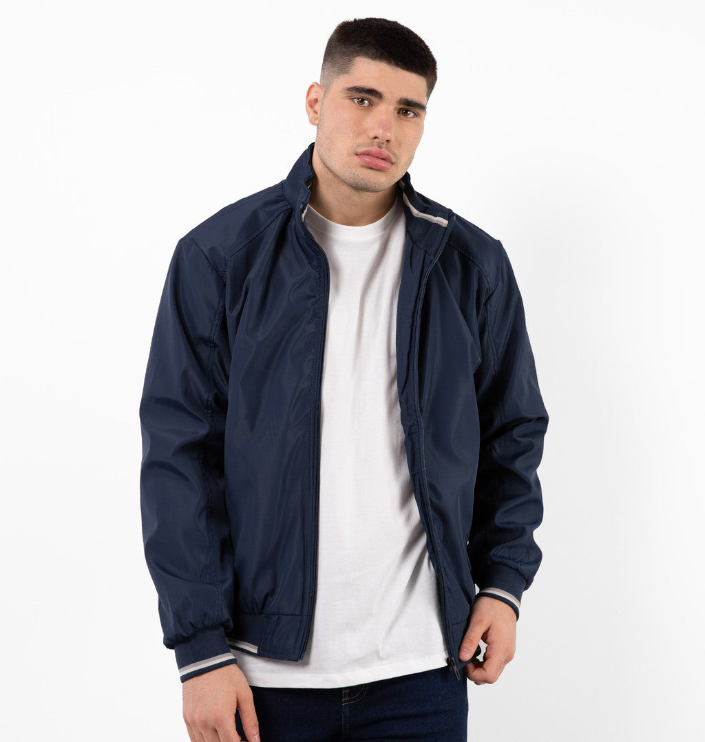 Jaqueta Bomber Com Bolsos Laterais