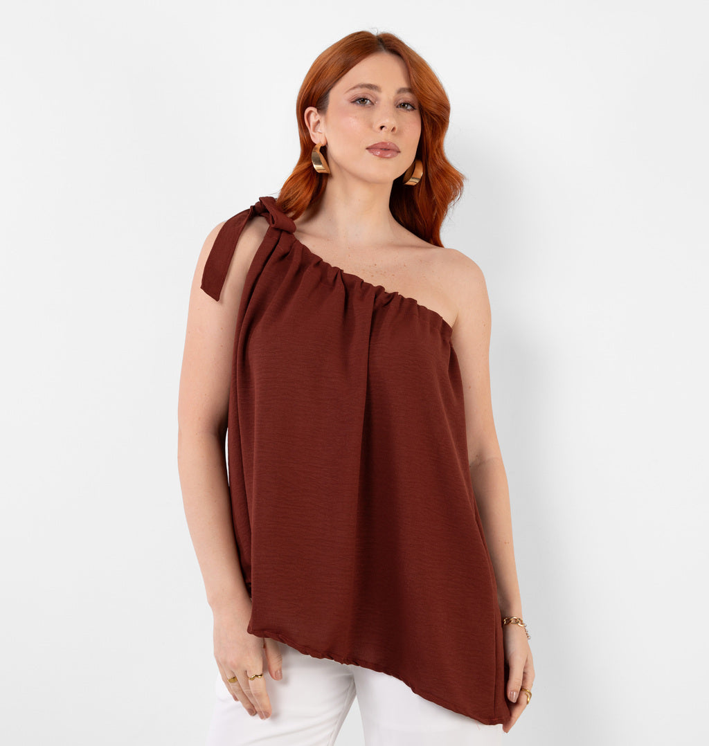 Blusa Com Ombro Único