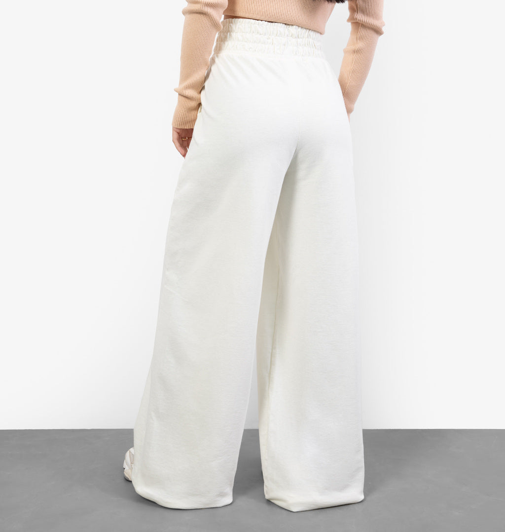 Calça Pantalona Moletinho Bolso A Fio