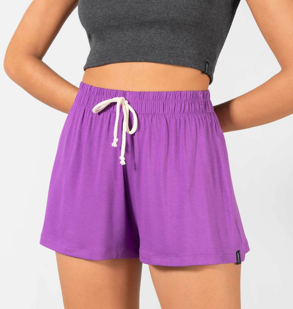 Short Soltinho Com Pregas