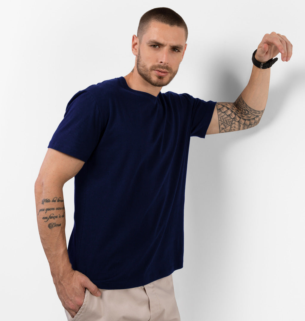Camiseta Básica Gola Redonda