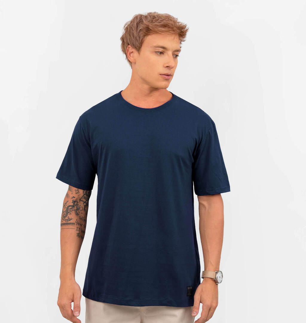 Camiseta Básica Gola Redonda