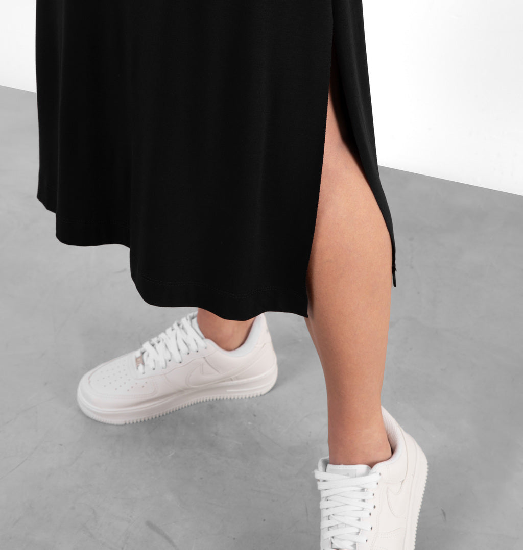 Vestido Midi Cavado