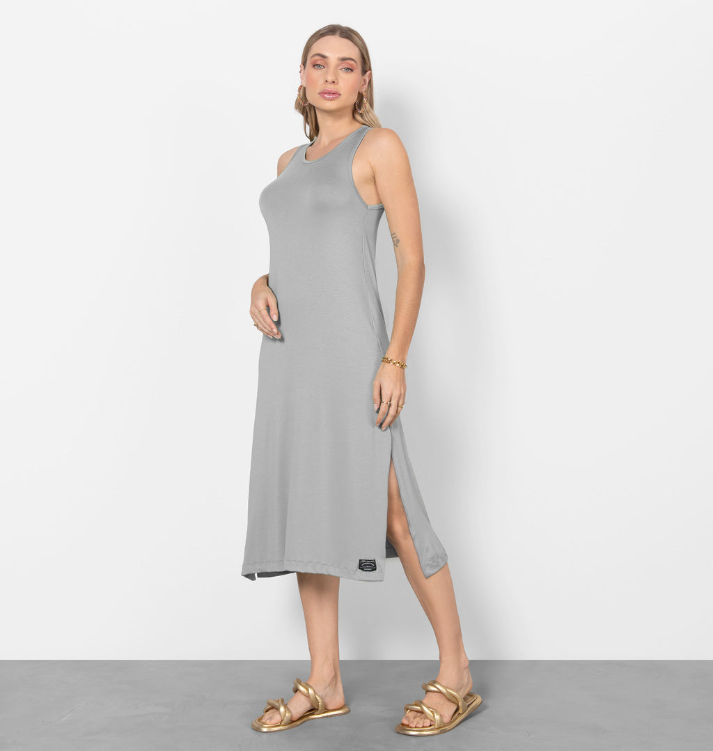 Vestido Midi Cavado