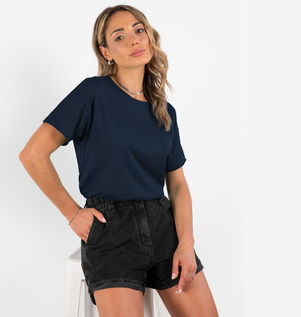 Camiseta A Fio Malha Lisa