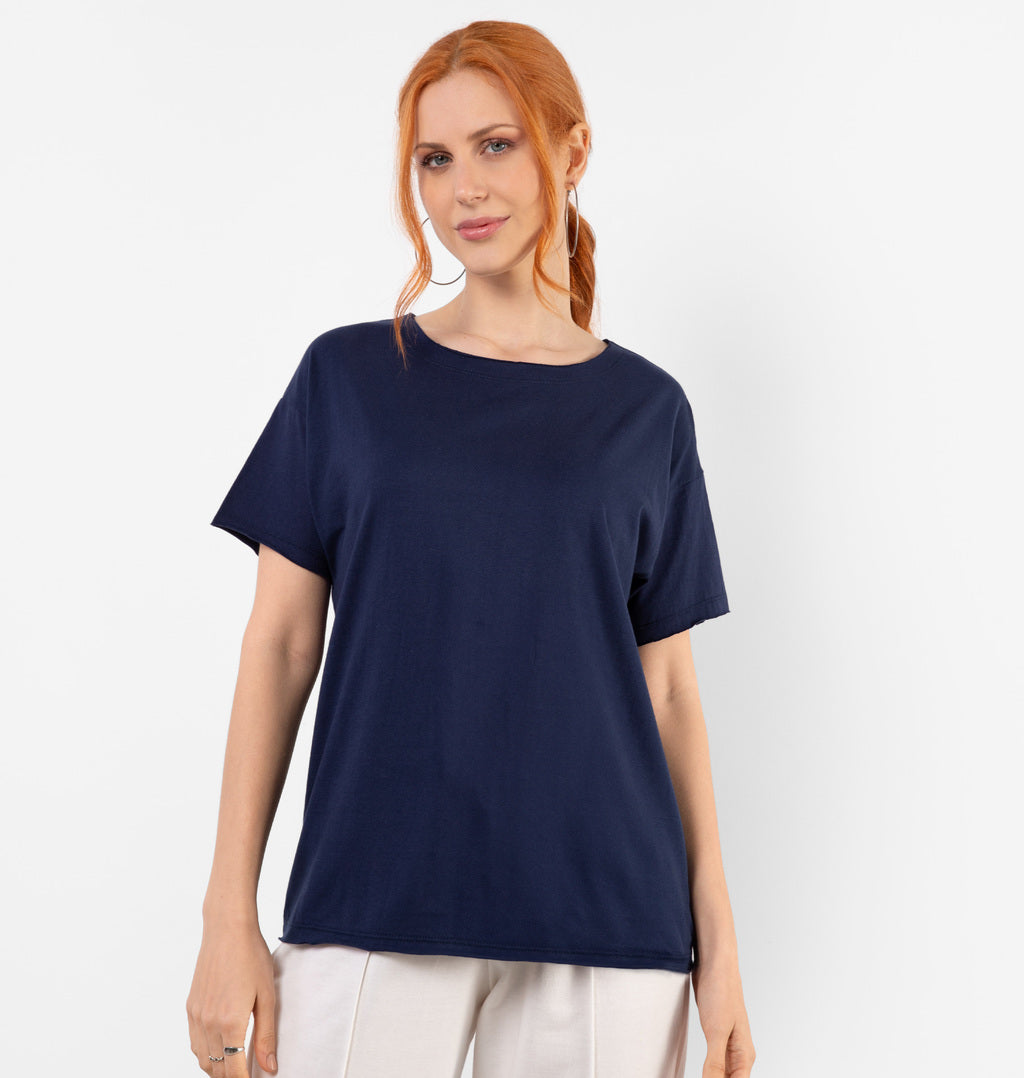 Camiseta A Fio Malha Lisa