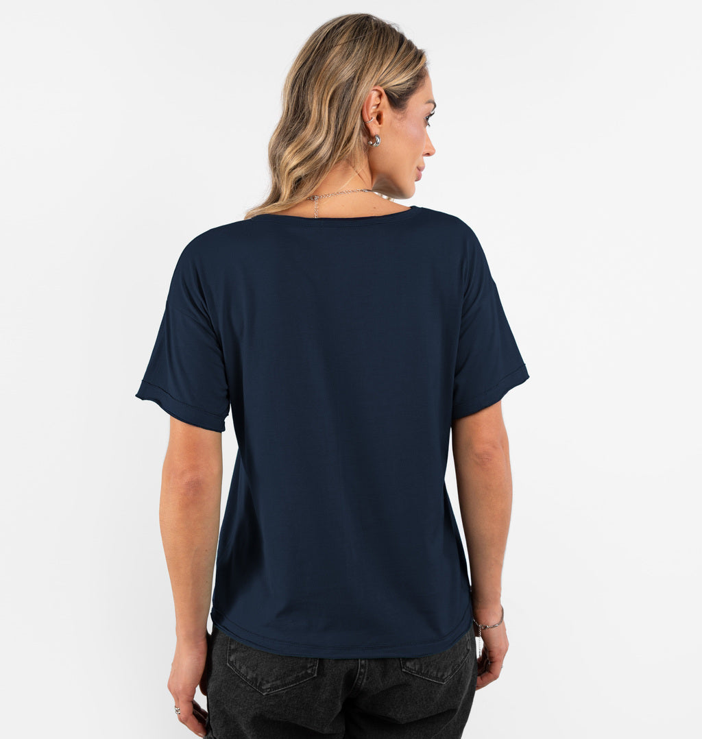 Camiseta A Fio Malha Lisa