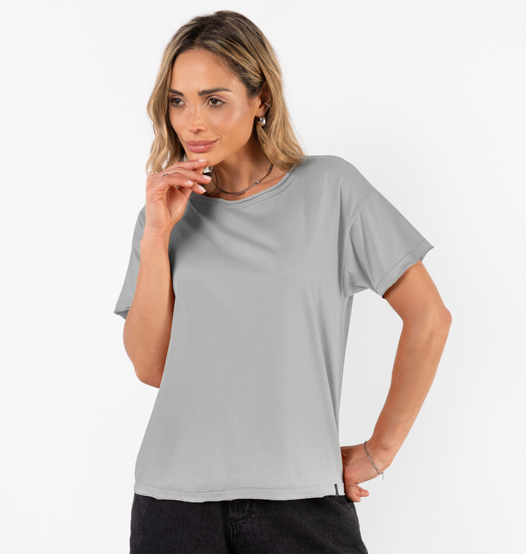 Camiseta A Fio Malha Lisa