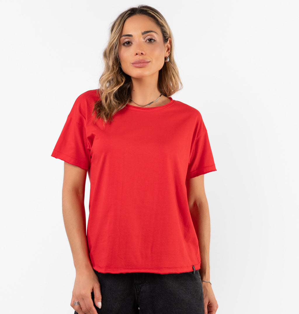Camiseta A Fio Malha Lisa