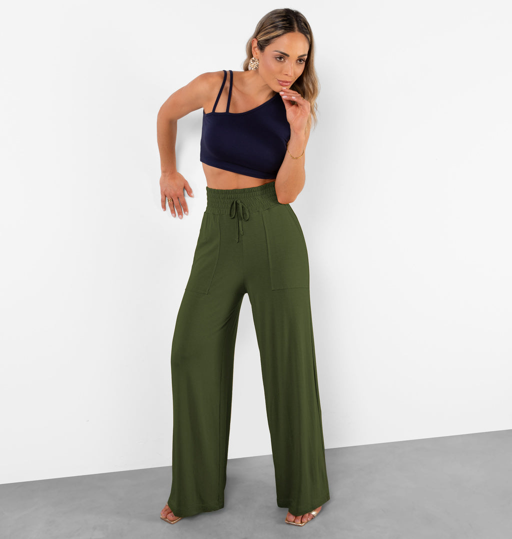 Calça Pantalona Viscolycra
