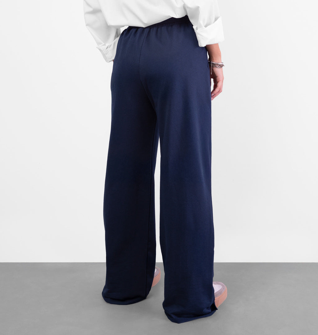 Calça Pantalona Barra A Fio