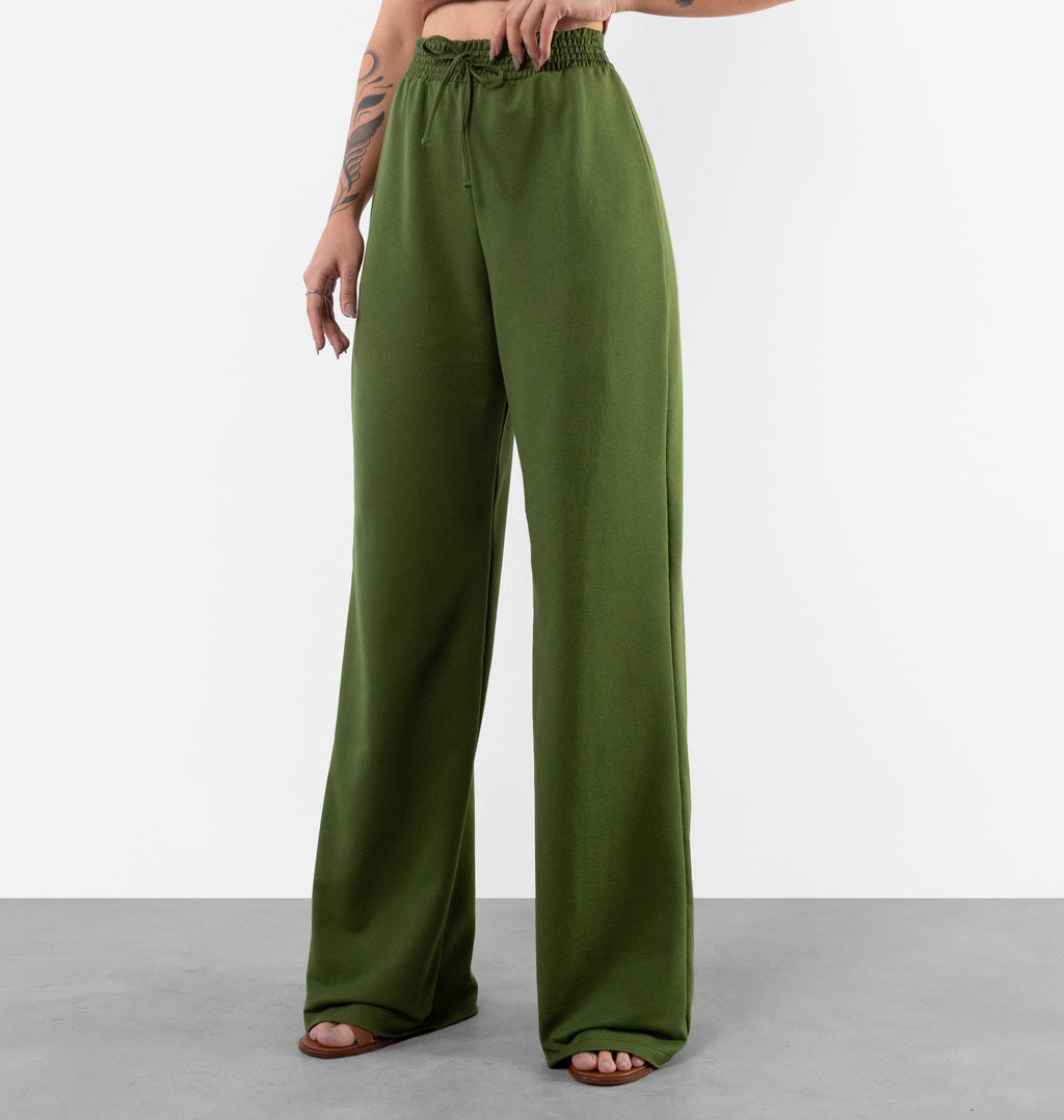 Calça Pantalona Barra A Fio