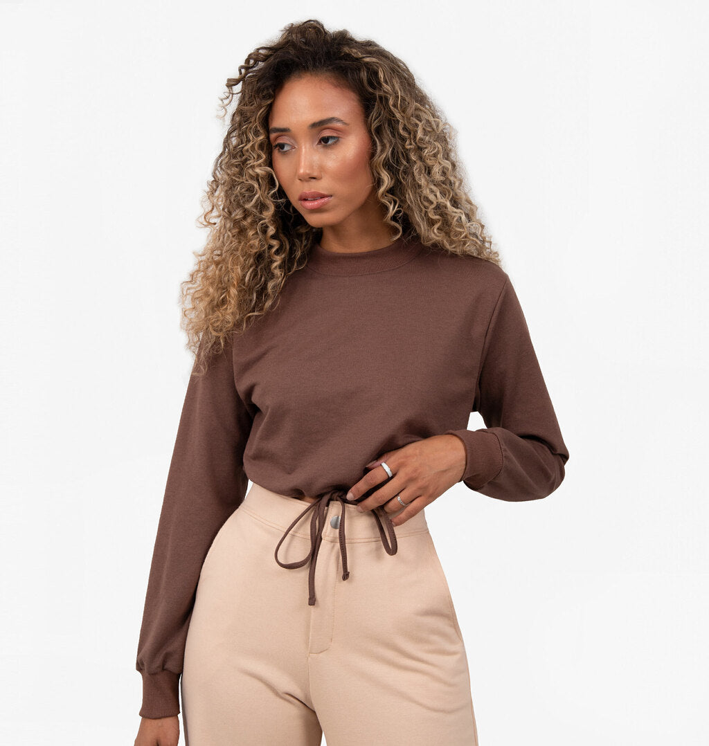 Blusão Cropped Com Amarração
