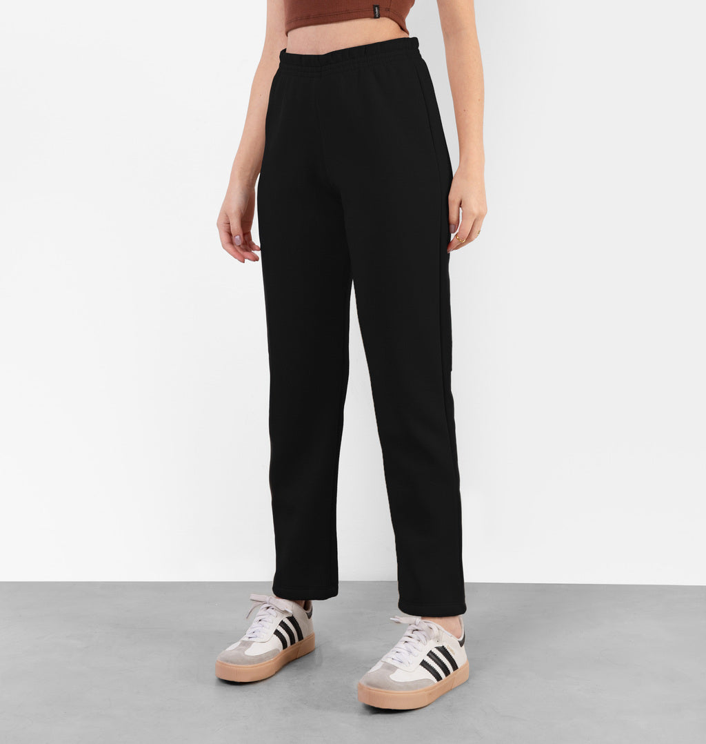 Calça Básica Reta Peluciada