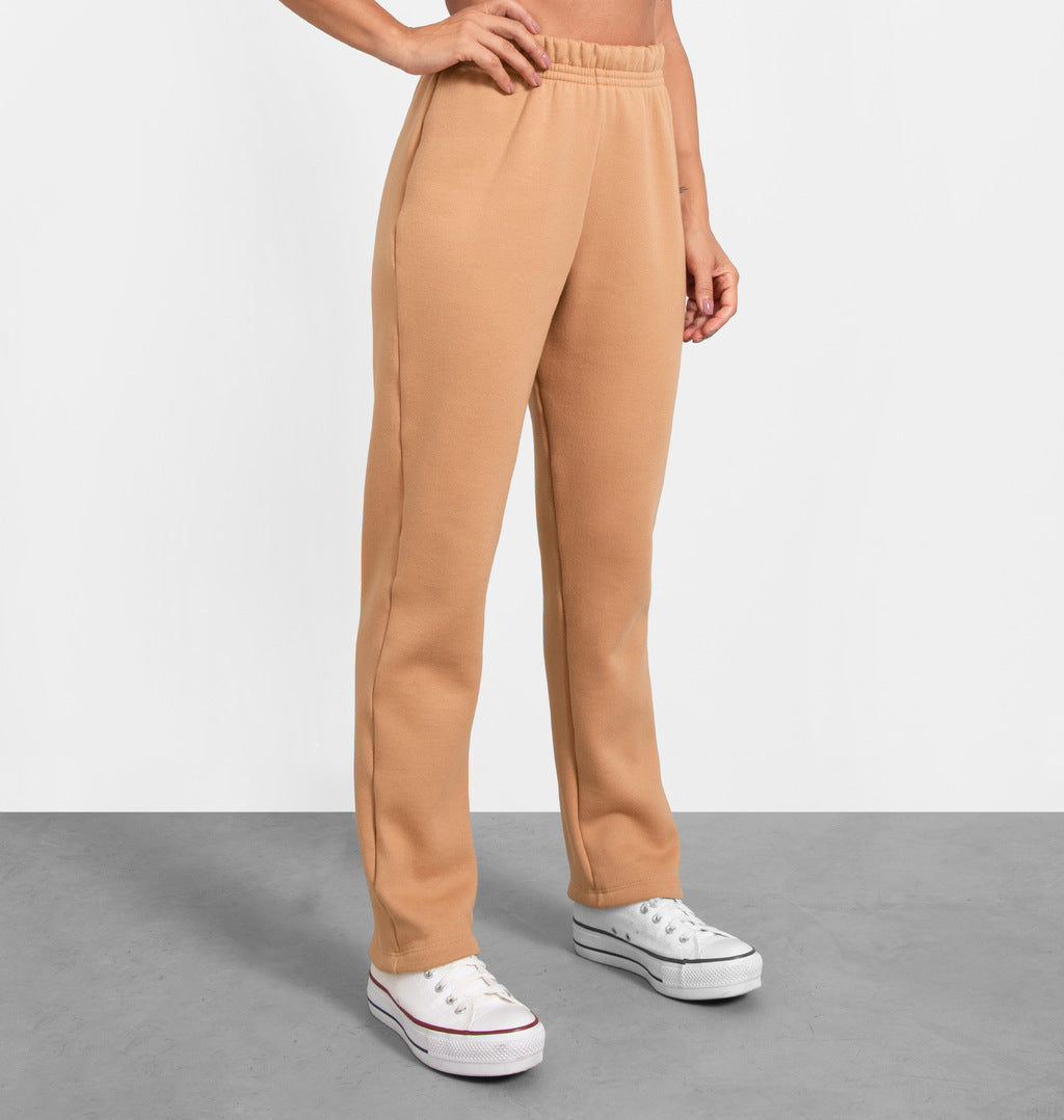 Calça Básica Reta Peluciada