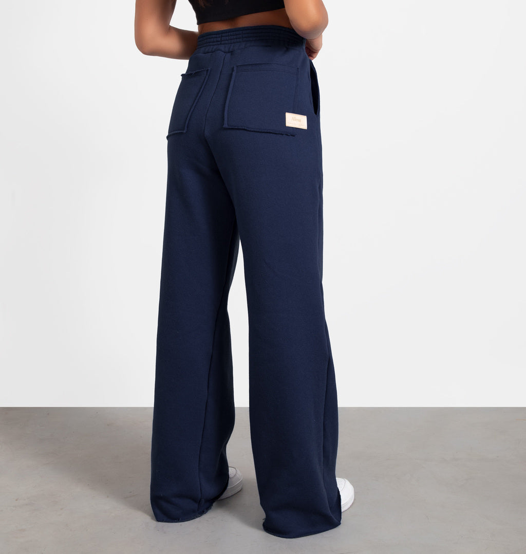 Calça Wide Leg Peluciada