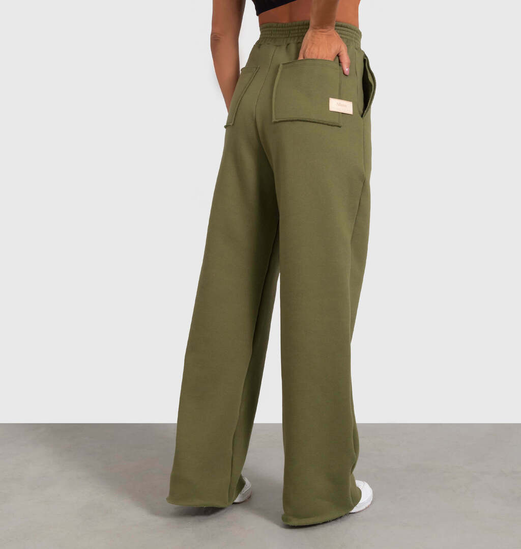 Calça Wide Leg Peluciada