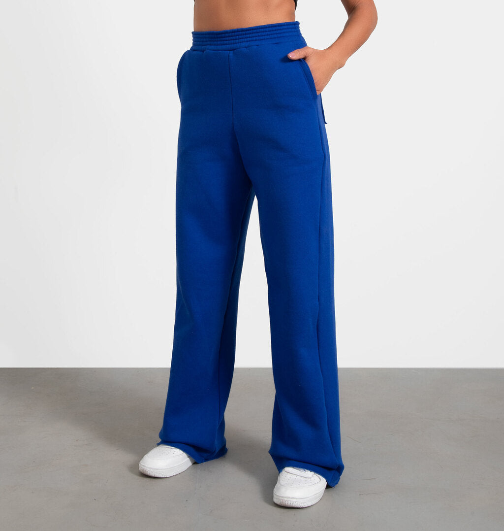 Calça Wide Leg Peluciada