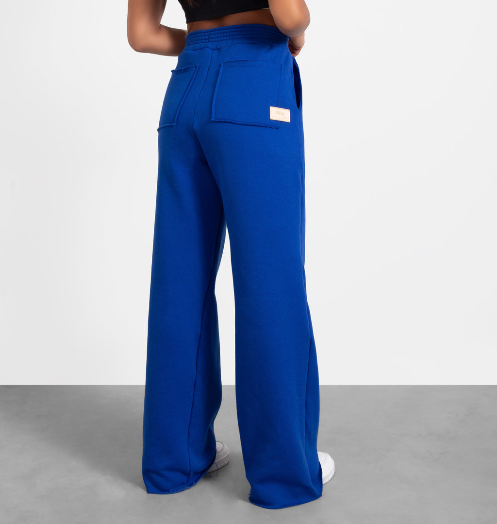 Calça Wide Leg Peluciada