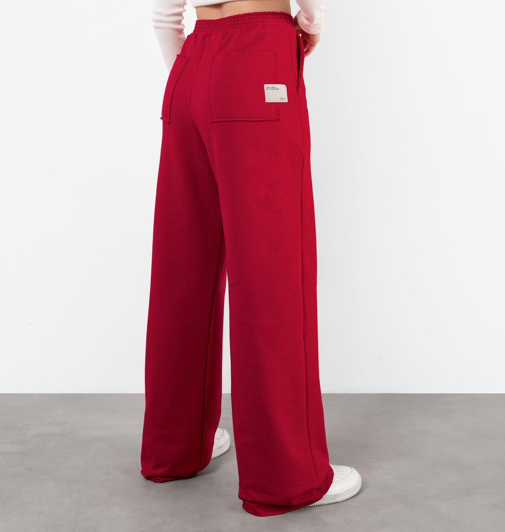 Calça Wide Leg Peluciada