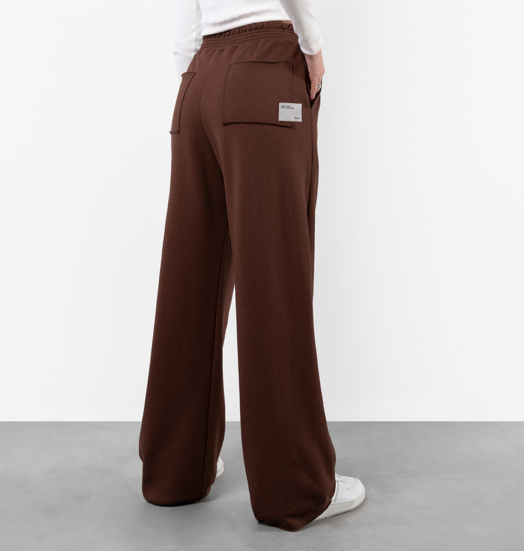 Calça Wide Leg Peluciada