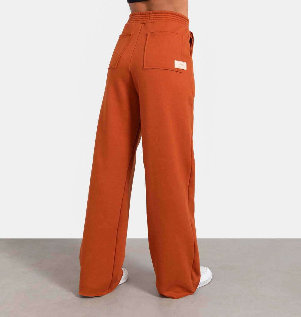 Calça Wide Leg Peluciada