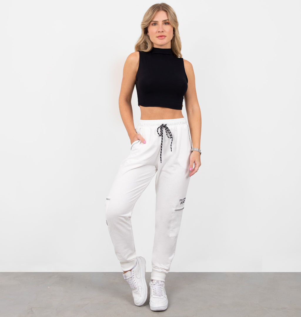 Blusa Com Gola Sem Manga
