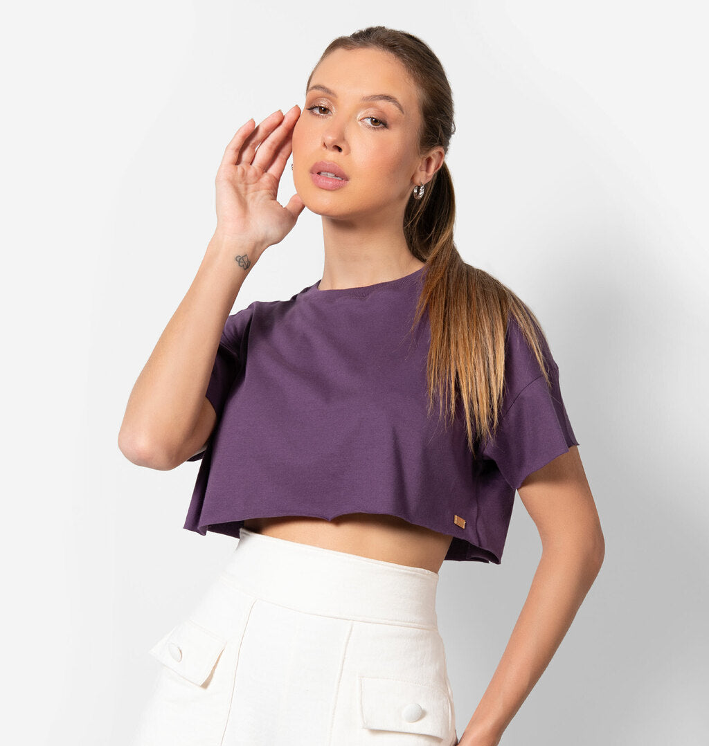 Blusa Cropped Over