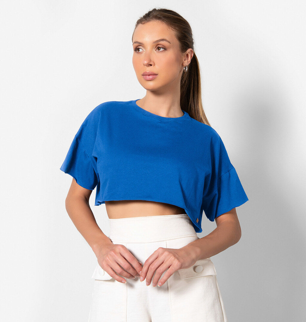 Blusa Cropped Over