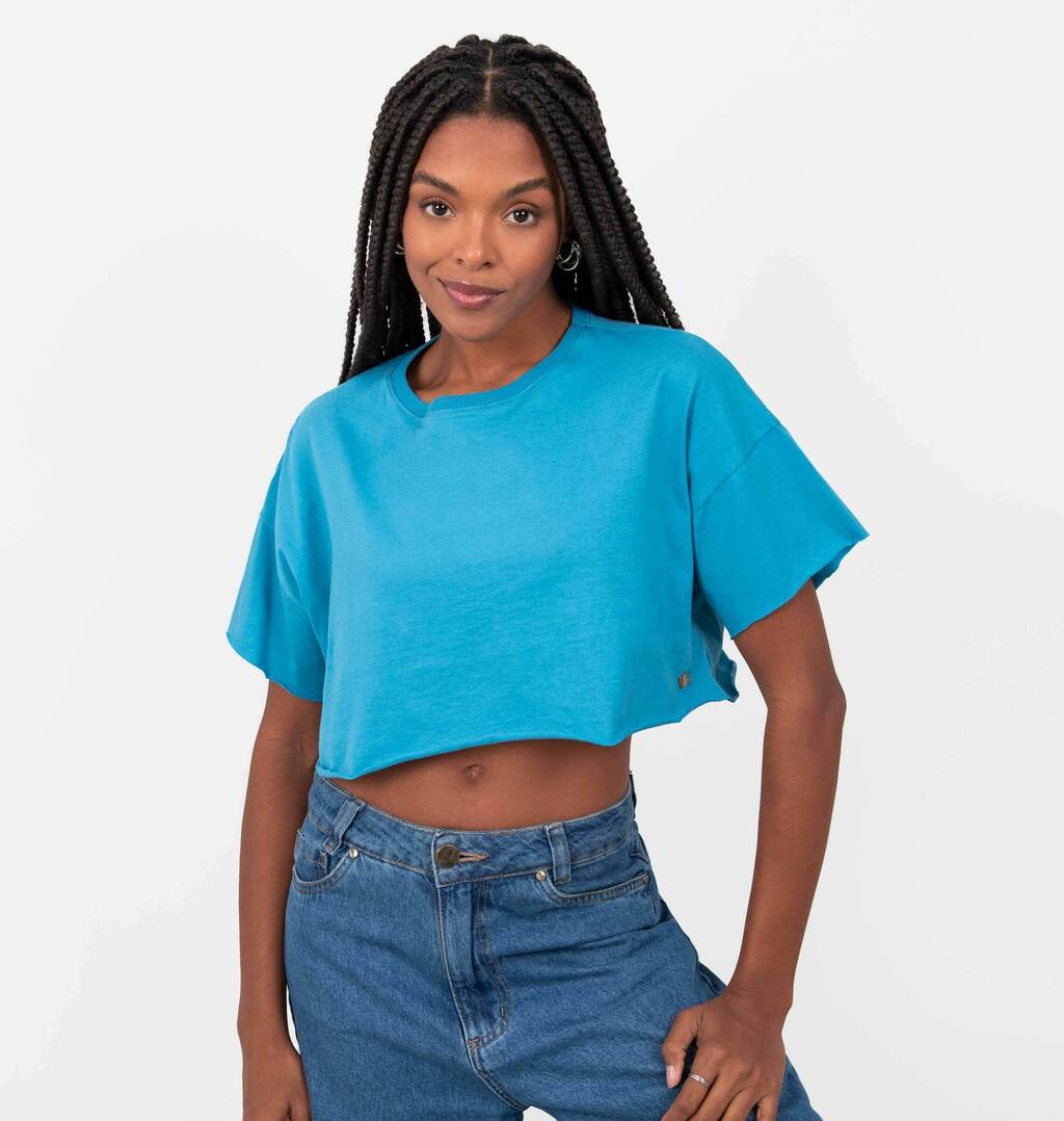 Blusa Cropped Over