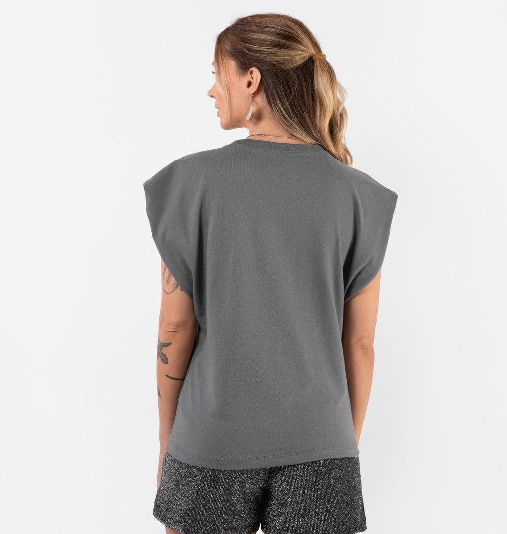 Blusa Decote V Amplo