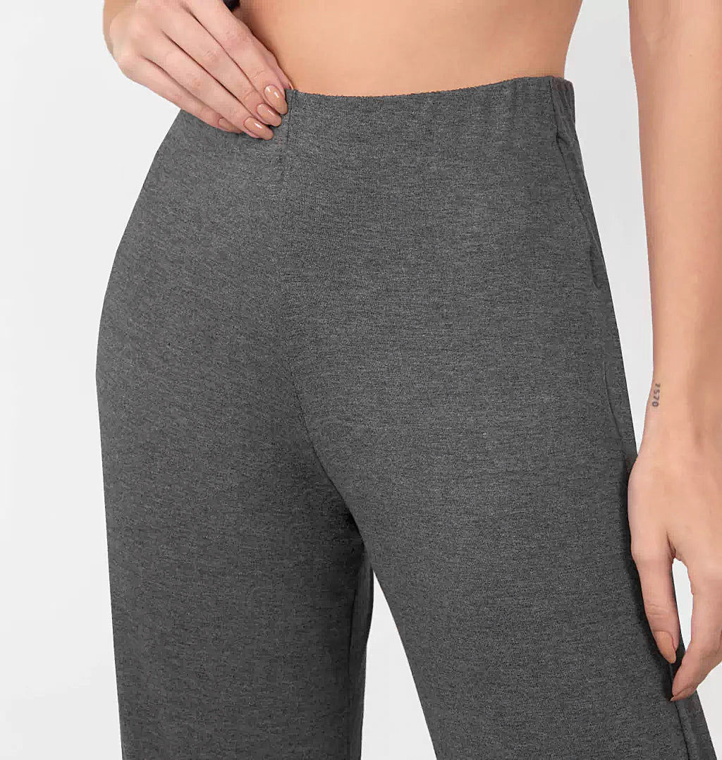Calça Wide Leg Básica Viscolycra