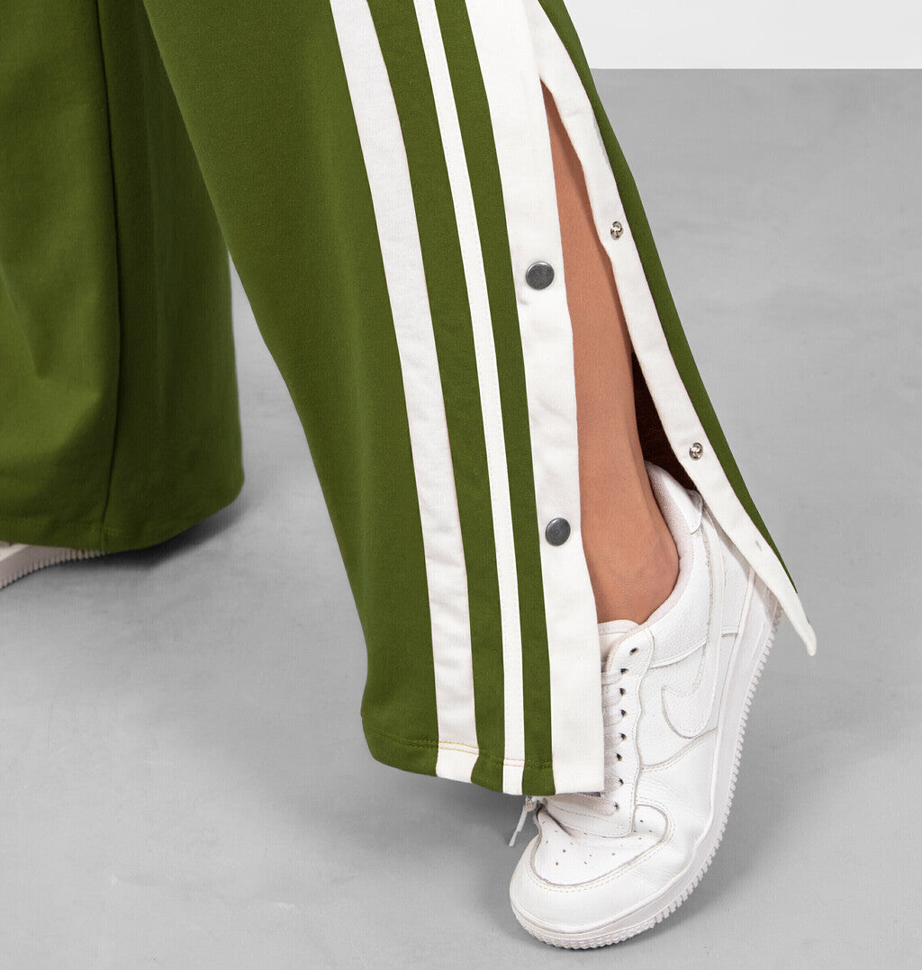 Calça Wide Leg Com Abertura Lateral