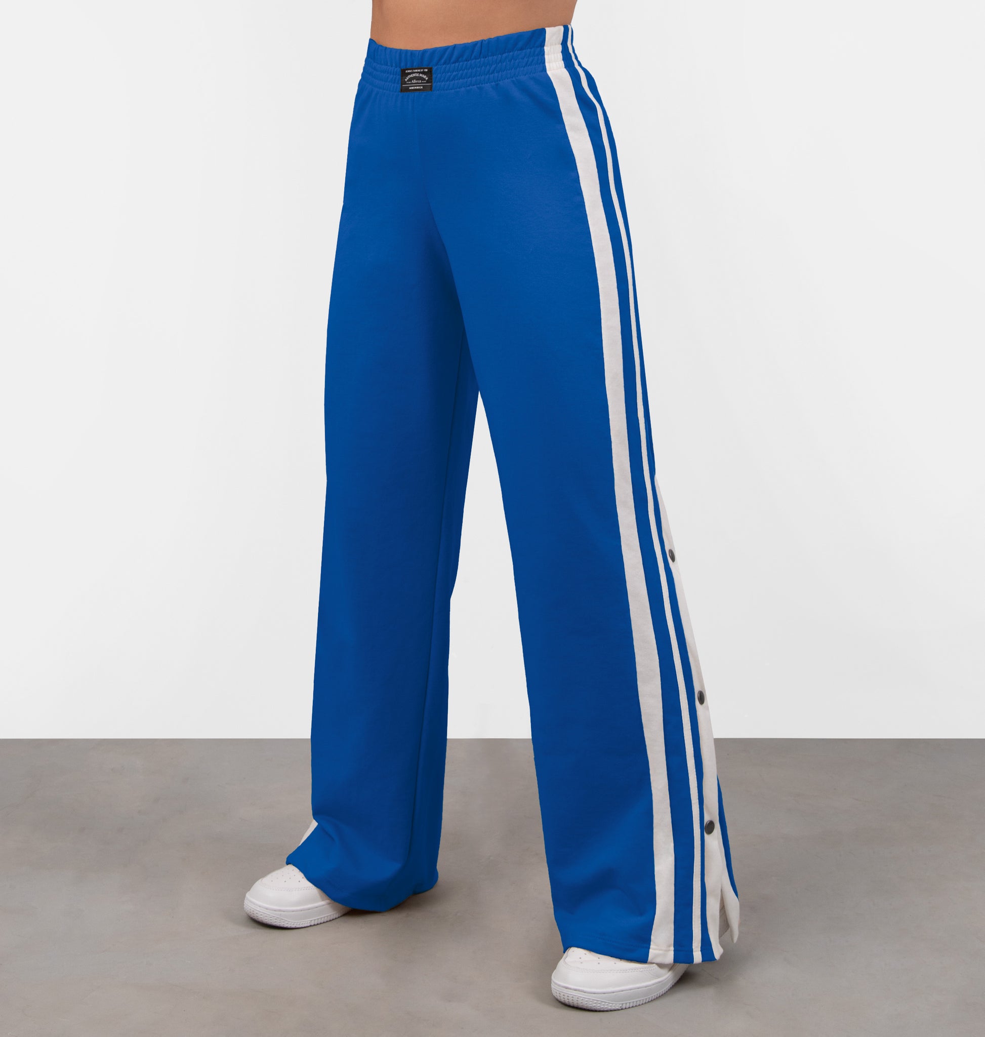 Calça Wide Leg Com Abertura Lateral