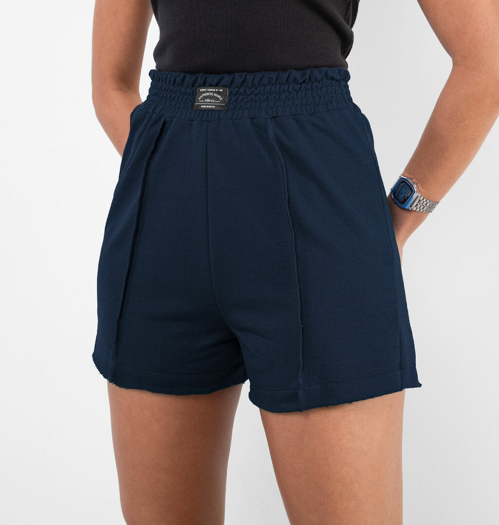 Short Curto Costura Aparente