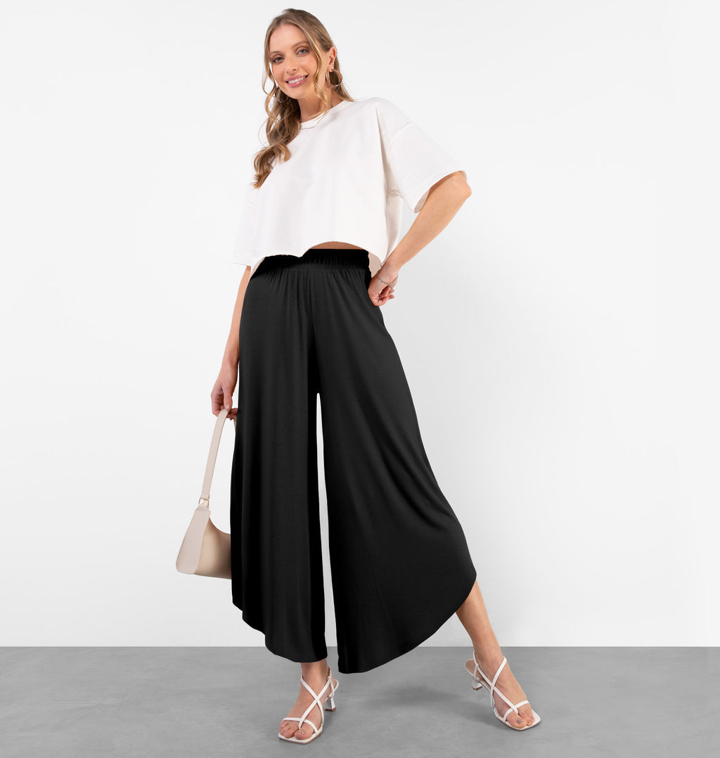 Calça Pantacourt Barra Arredondada