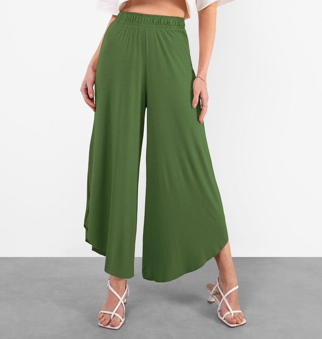 Calça Pantacourt Barra Arredondada